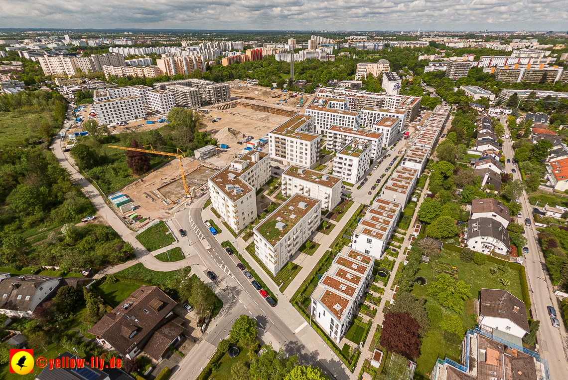 17.05.2023 - Baustelle Alexisquartier und Pandion Verde in Neuperlach